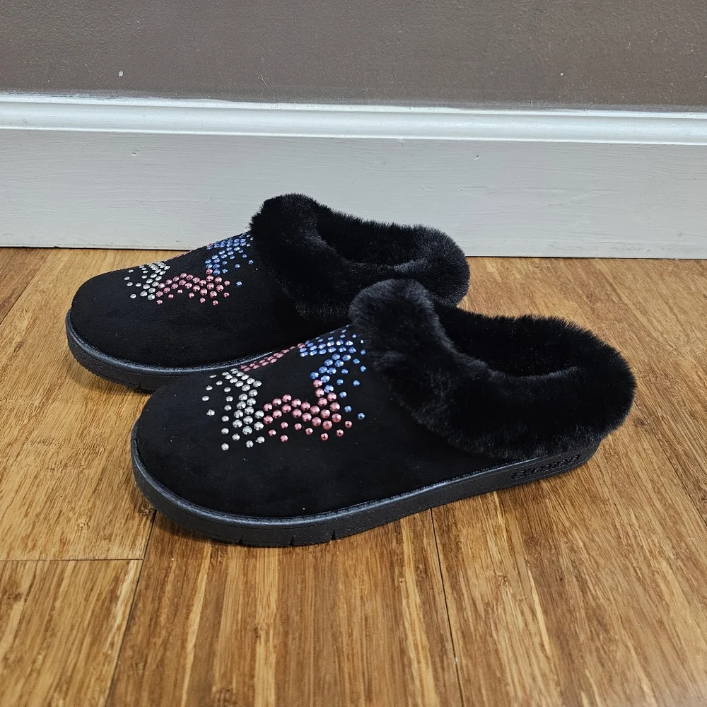 ​✨ BRAND NEW! Skechers Kids' Sleepy Slides - Radiant Star Slippers Size 3